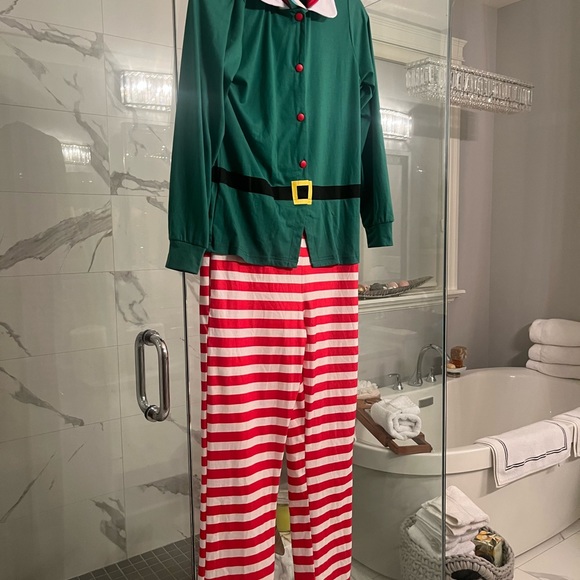 Funny ugly Christmas 🎄 PJ s women’s small one piece 🎄🎄 - Picture 11 of 17